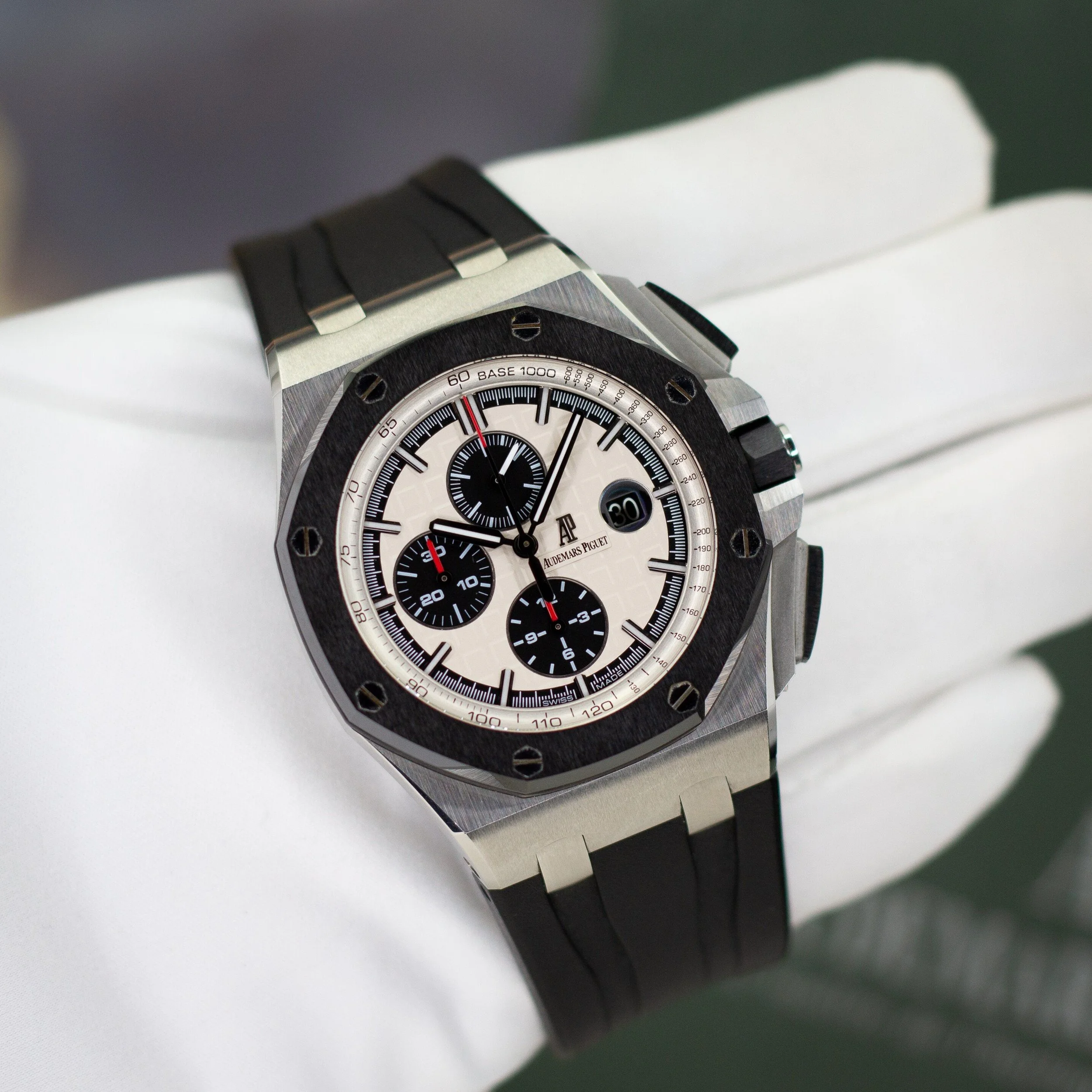 2012 Audemars Piguet Royal Oak Offshore 26400SO Panda - Available at Palazzo Di Luxury Jersey City NJ
