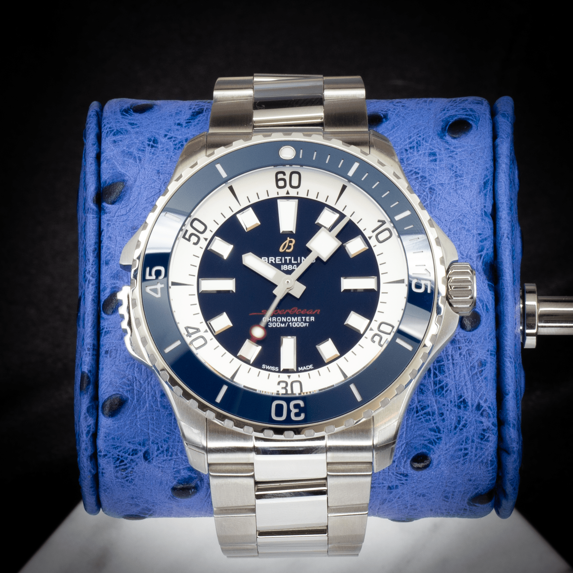 Breitling Superocean 46 A17378E71C1A1 Blue Dial - Available at Palazzo Di Luxury Jersey City NJ