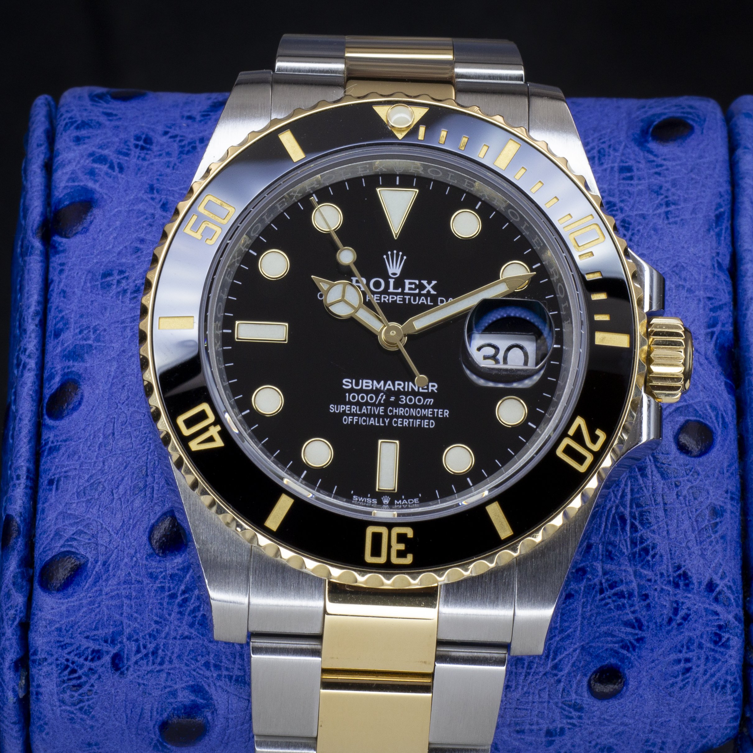 Rolex Submariner 126613LN two-tone black dial