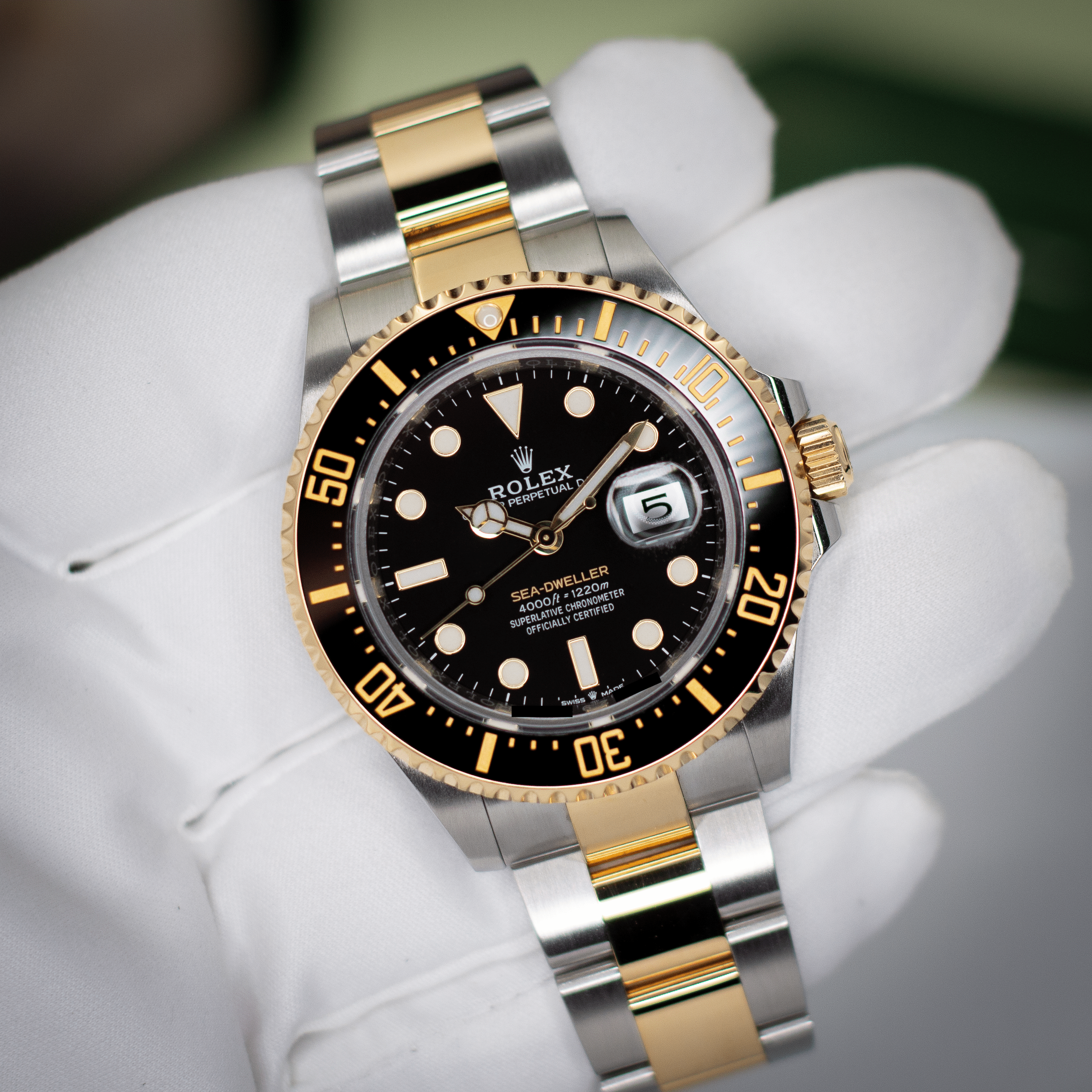 2020 Rolex Sea-Dweller 126603 – Black Dial - Available at Palazzo Di Luxury Jersey City NJ