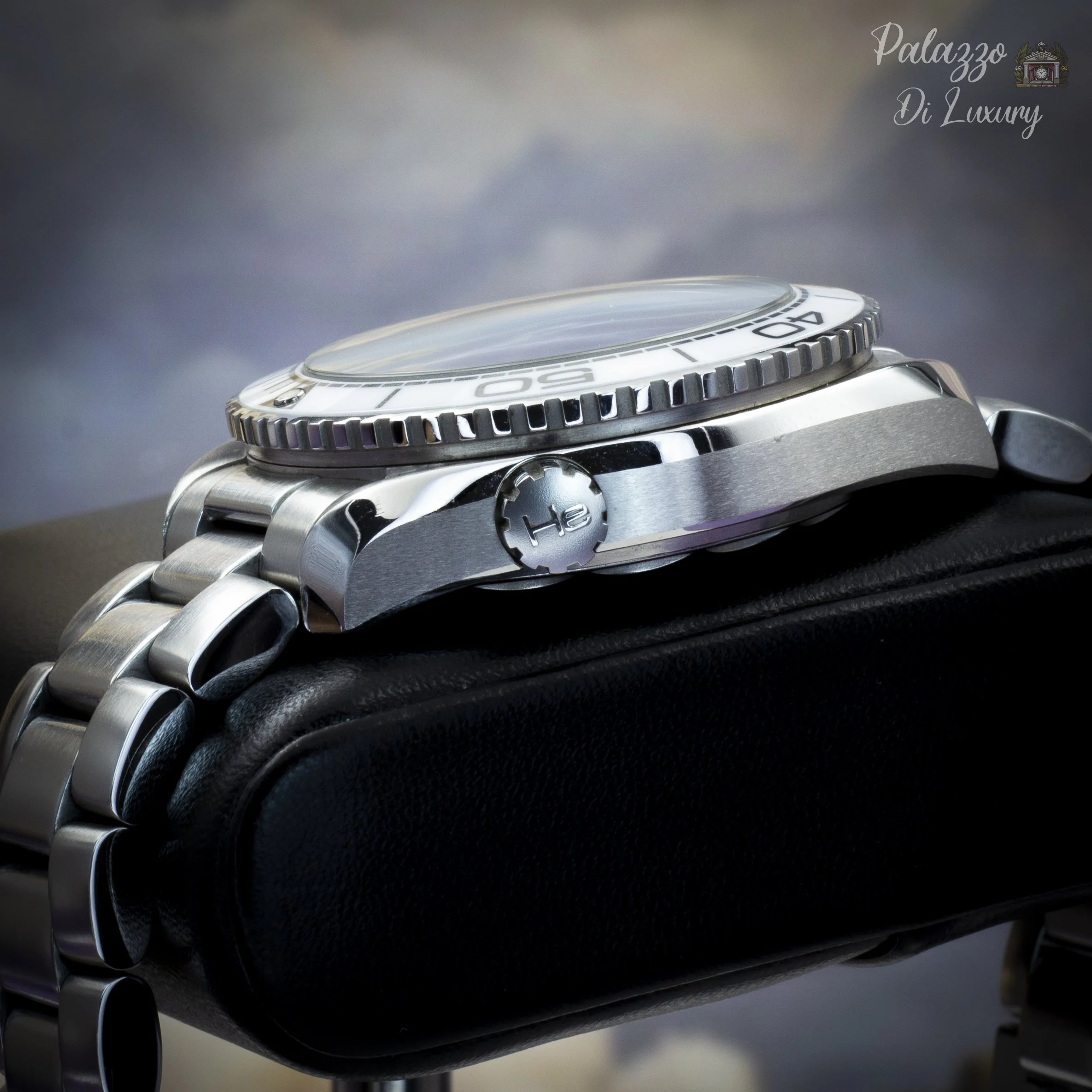 Omega Seamaster Planet Ocean 600m 215.30.40.20.04.001 White Ceramic Dial - Available at Palazzo Di Luxury Jersey City NJ