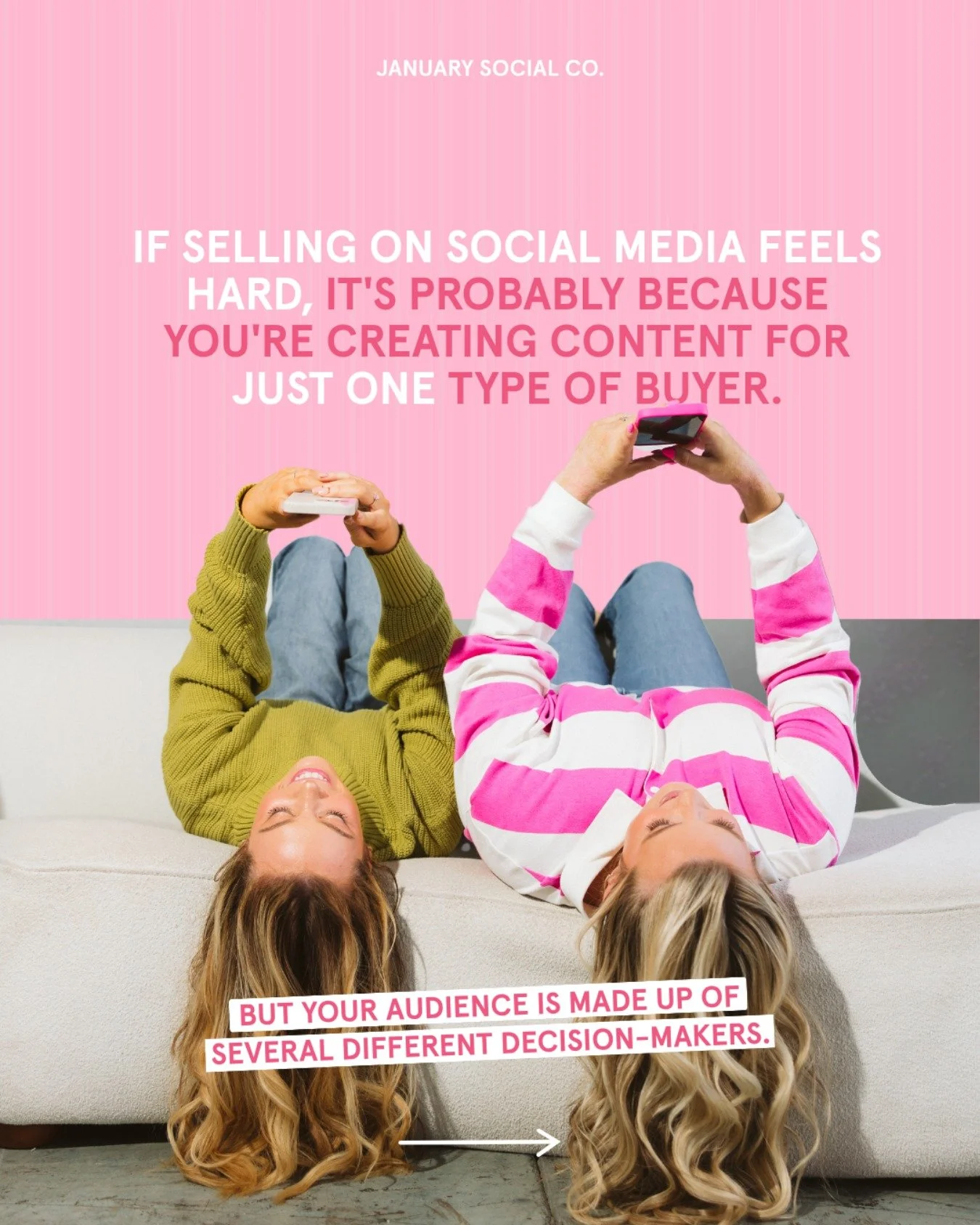No strategy is complete without an in-depth consumer research assessment.

Before we ever create a post, we dig into your ideal audience: who they are, what matters to them, how they make buying decisions, what builds trust, what holds them back, and