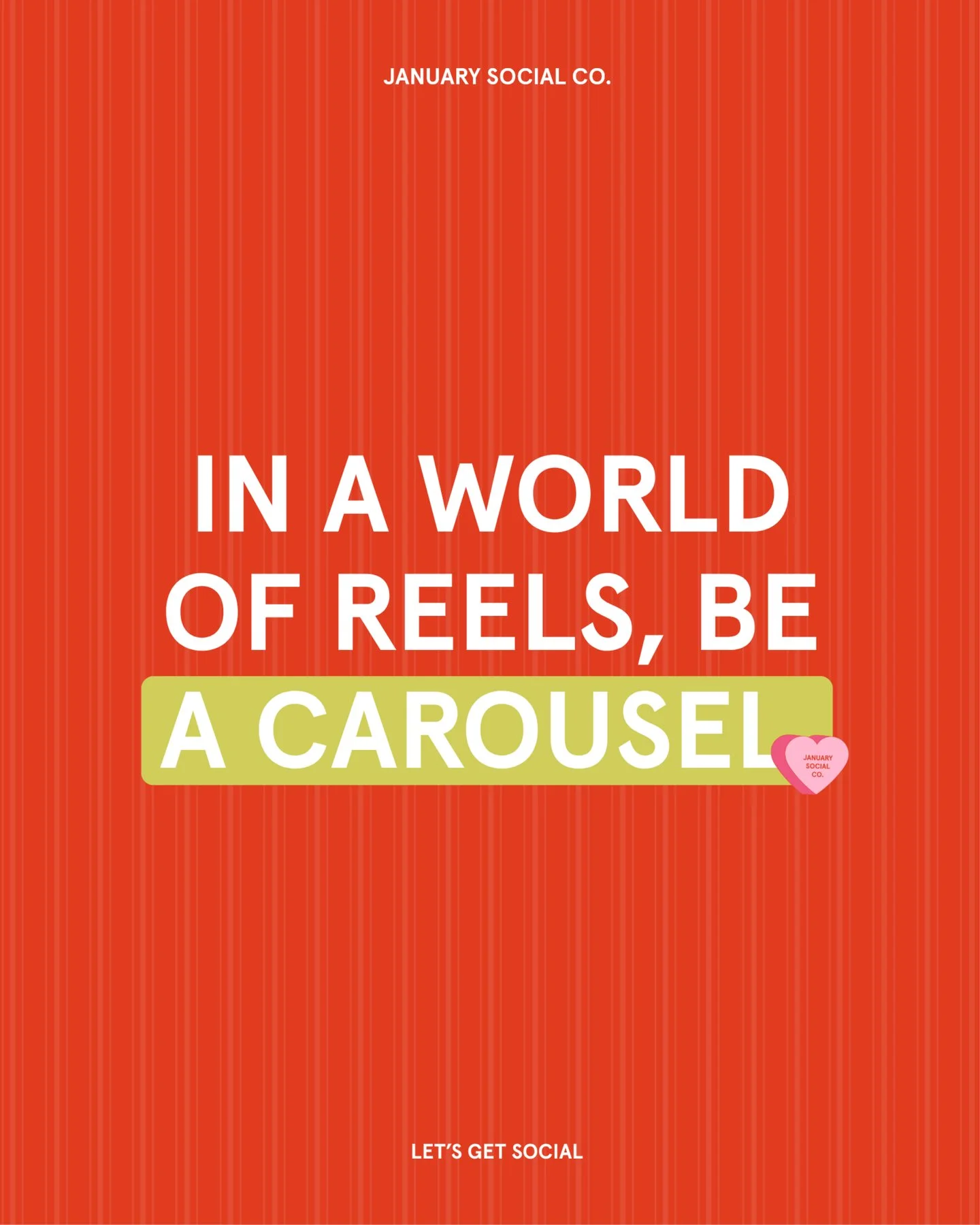 In a world of Reels, we still LOVEEE a good carousel. 👀

Our clients are seeing great results with carousels because they keep people on your content longer and give you more space for engagement and storytelling.

Reels absolutely have their place,