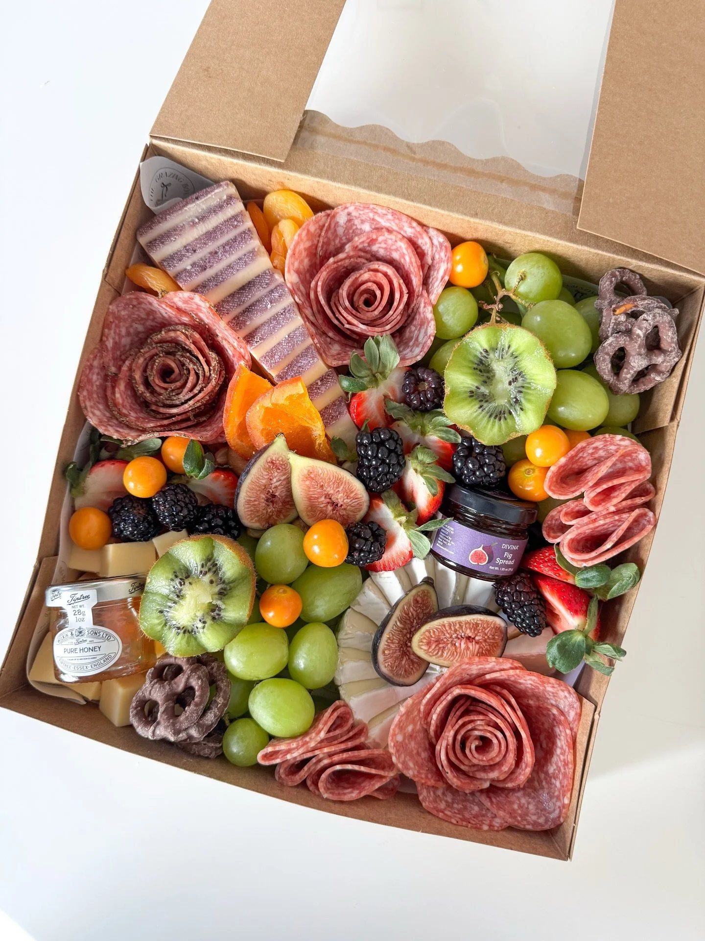 Some custom orders with lots of add ons! Look closely, they are all different. 🎀🧀 

May weekends are booking fast with events! Dm us to inquire about our Grazing Tables.

#charcuterie #nyc #catering