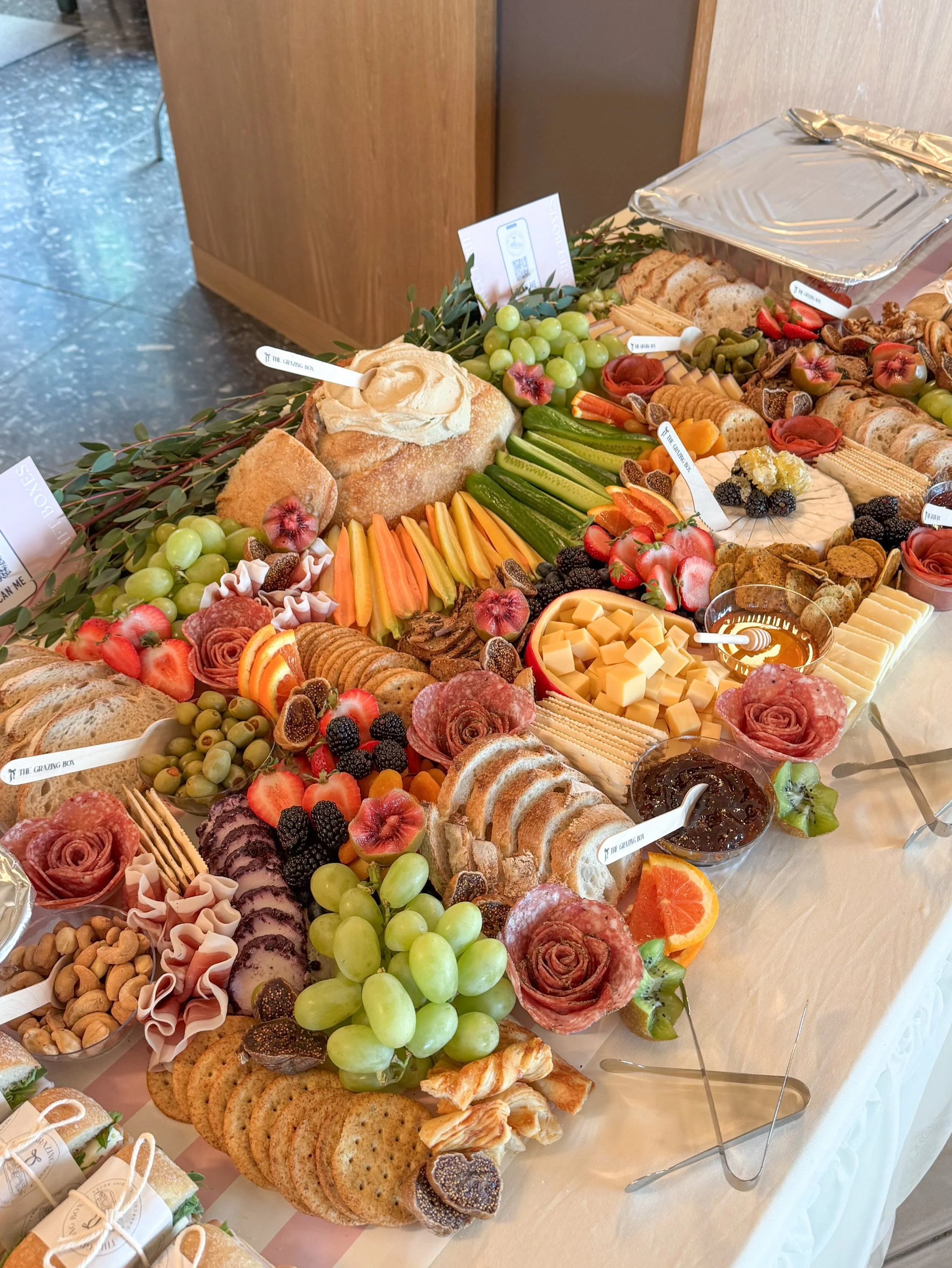 Celebrating a beautiful bride to be! 🎀🧀🍾 

#grazingtablesandcheeseboards 
#grazingtable #charcuterie #nyc #brooklyn