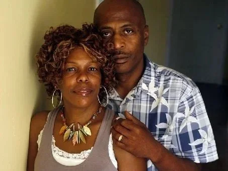 JT and wife LaVerne Thompson for The Advocate, 2015