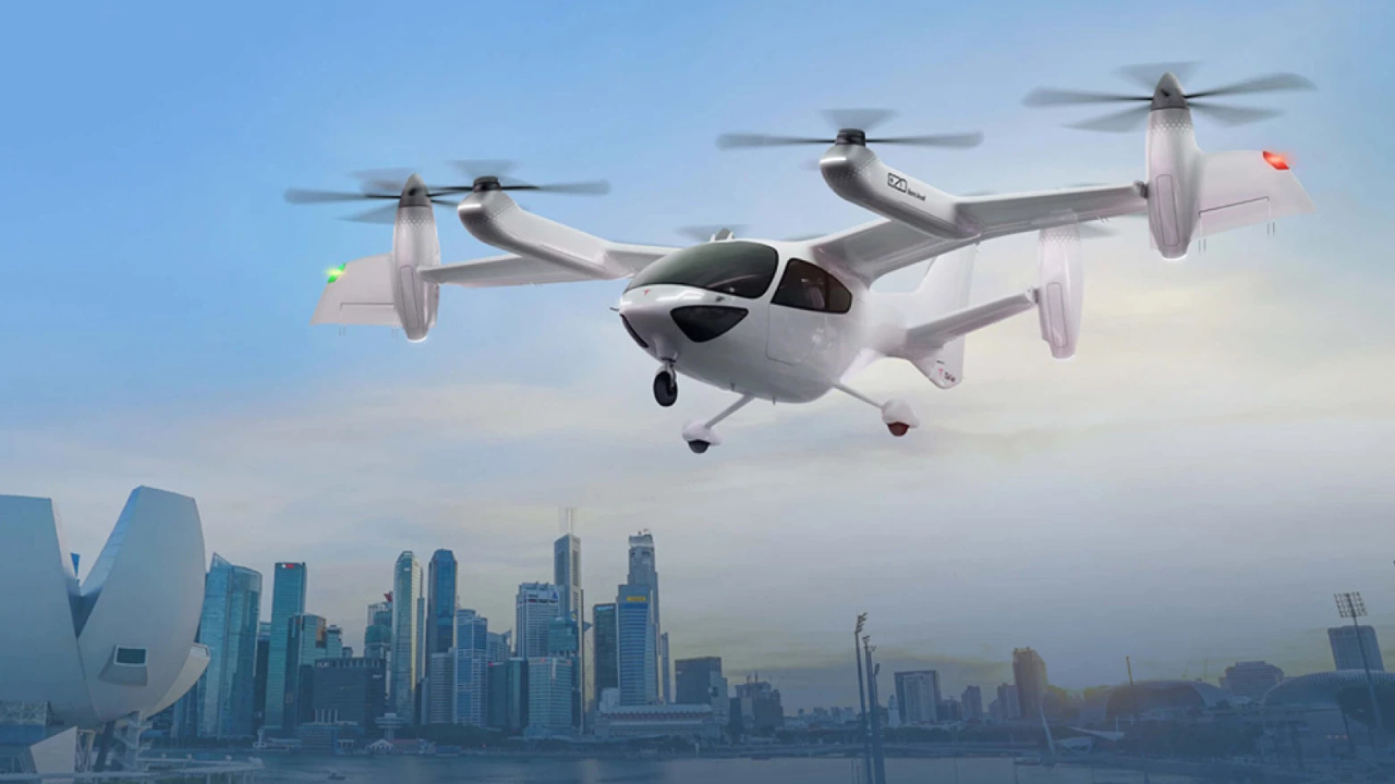 capitanelectro.com | E20 eVTOL: El Taxi Aéreo Eléctrico Híbrido de China que Carga Más Rápido que tu Teléfono.
