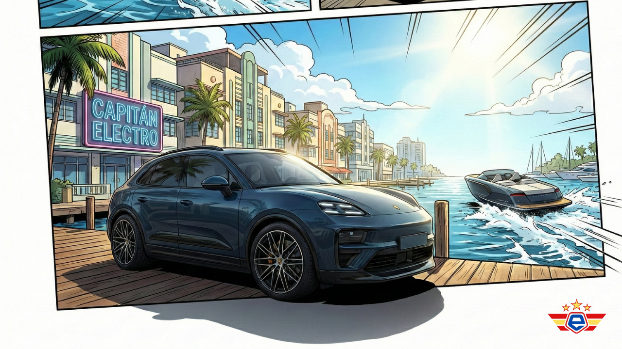 El Porsche Macan que se cree un barco (y el barco que se cree un Porsche)