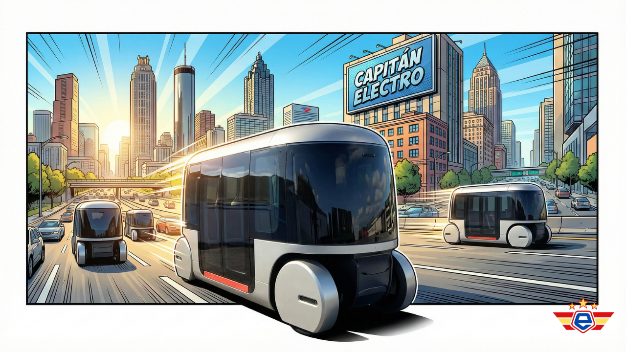Atlanta Tendrá Cápsulas Robot Porque Caminar Ya Pasó de Moda