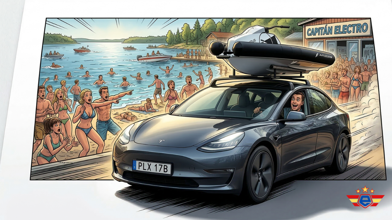 El Silencioso Sueco: La Moto de Agua Eléctrica para Rebeldes Tranquilos