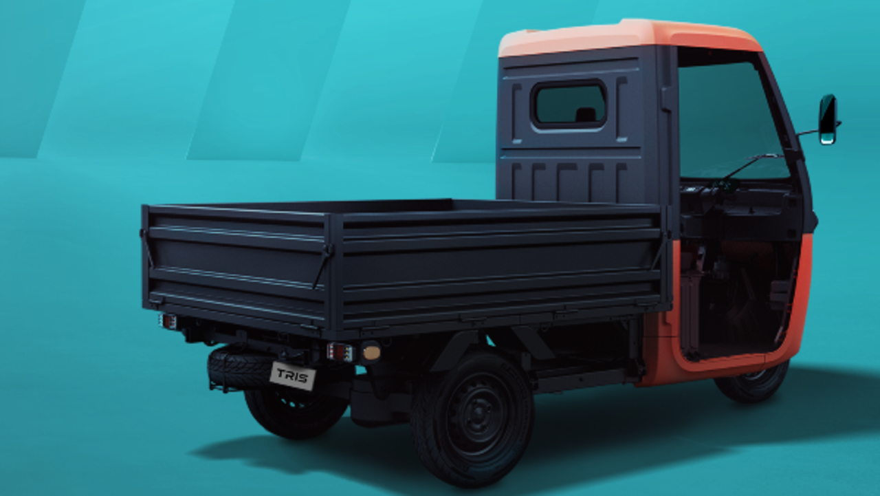 El nuevo vehículo comercial eléctrico de tres ruedas Fiat TRIS.
