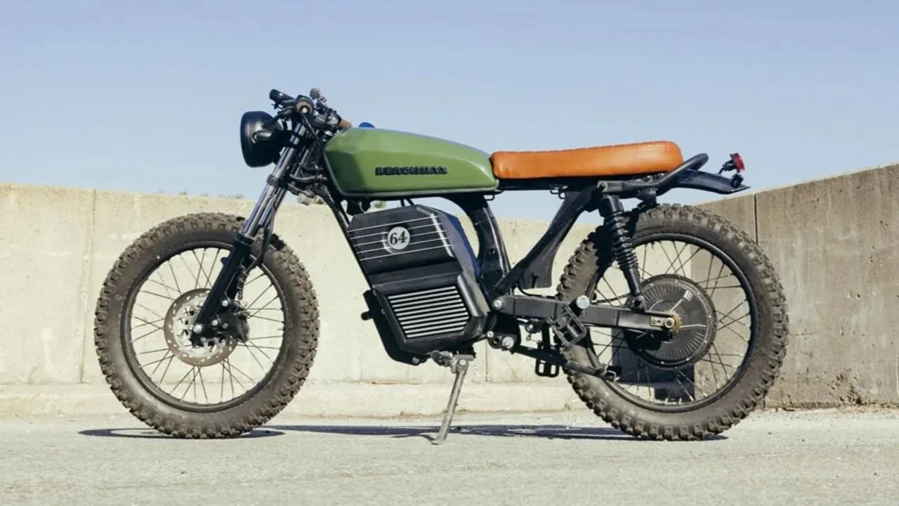 E-Bike Beachman '64: Estilo Cafe Racer Retro.