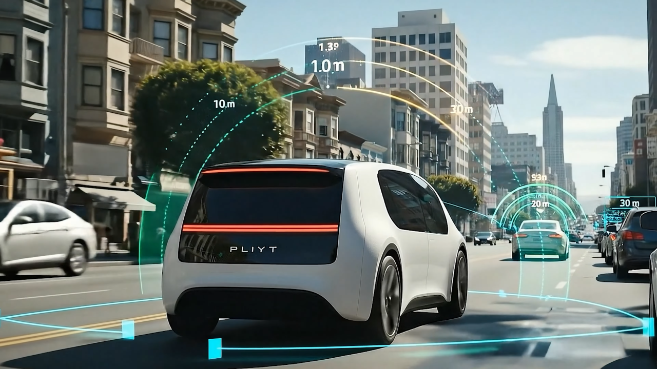 capitanelectro.com | Concepto de Taxi Autónomo Pliyt: Revelado el VE de 4 Cápsulas para Introvertidos.