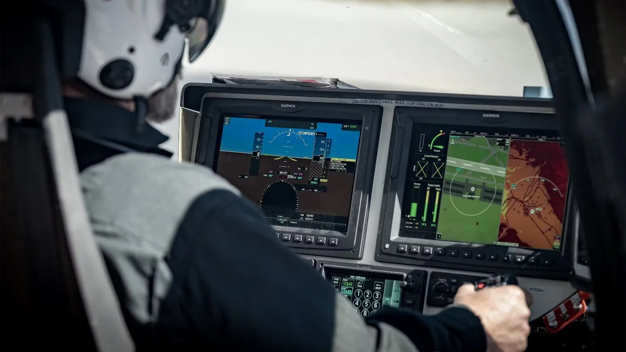Interior de eVTOL Archer Midnight.