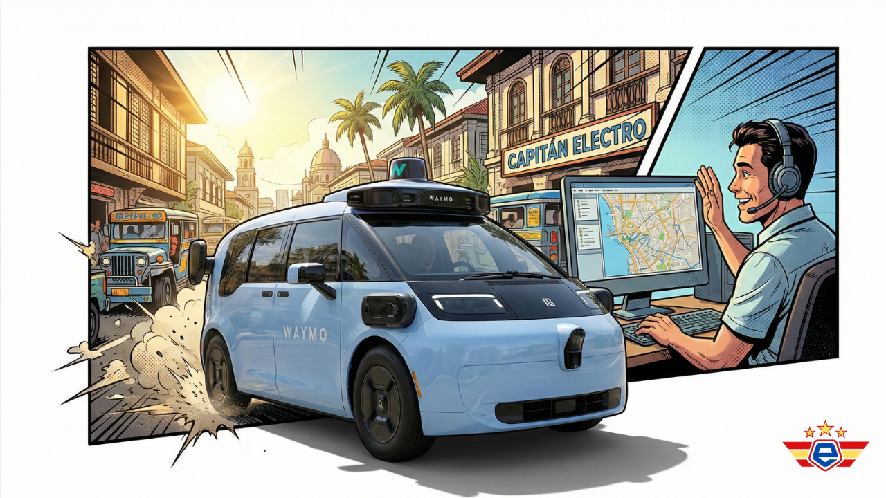 capitanelectro.com | Robotaxis de Waymo usan personal remoto en Filipinas y autos chinos.