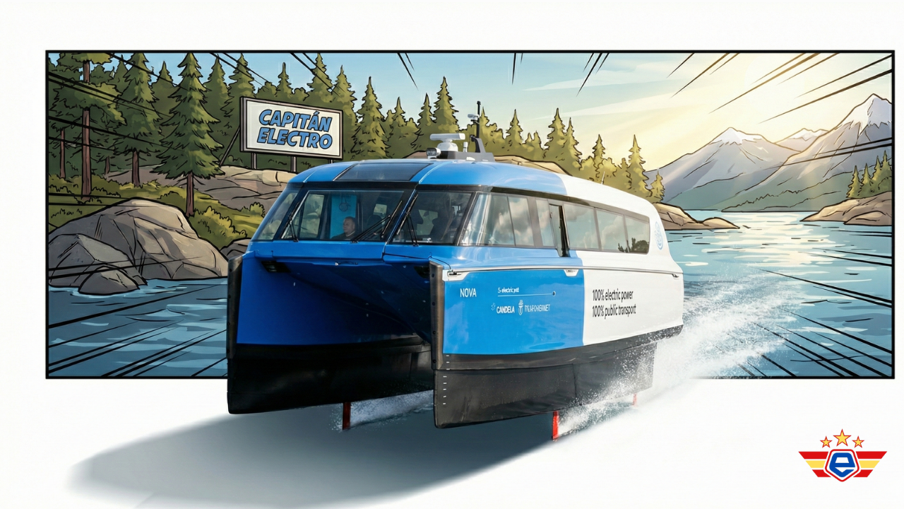 capitanelectro.com | Hidroala Candela P-12: El Ferry Eléctrico que Rompe Récords.