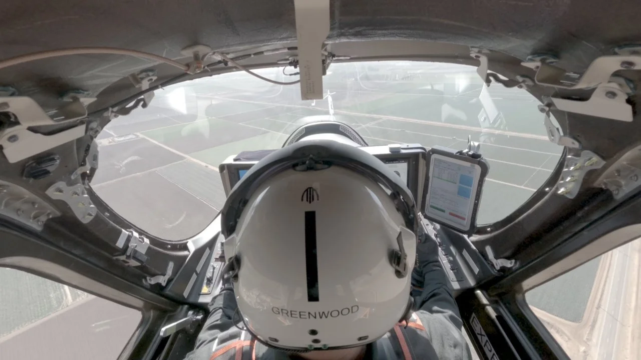 Interior de eVTOL Archer Midnight.