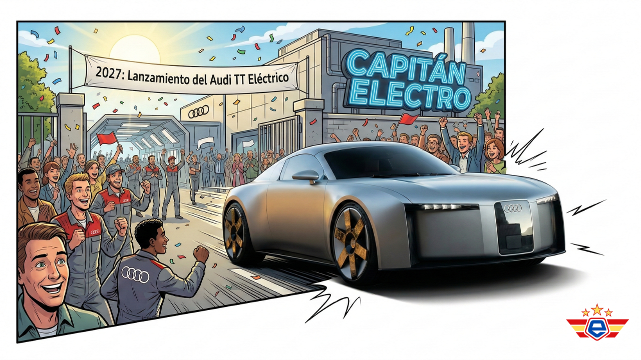 Nuevo sucesor eléctrico del Audi TT confirmado para 2027.