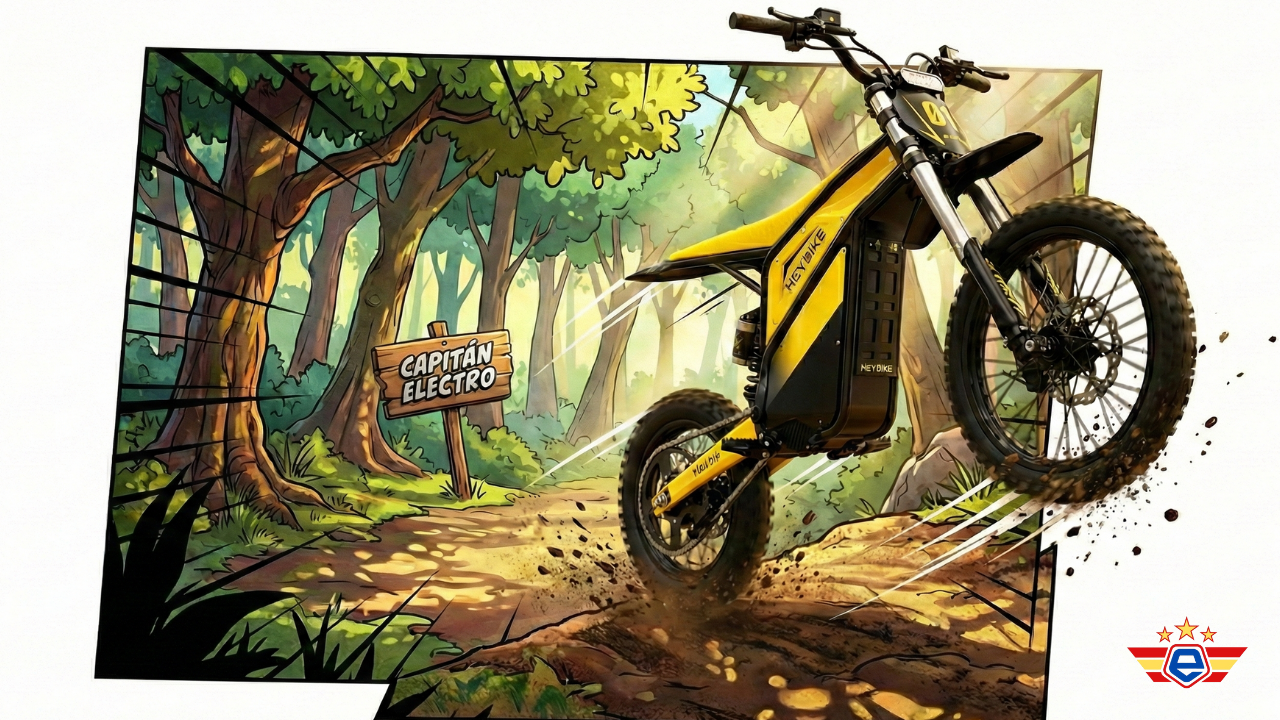 capitanelectro.com | Reseña de la Heybike Villain: Una Moto de Cross Eléctrica de $1,400 Que Arrasa.