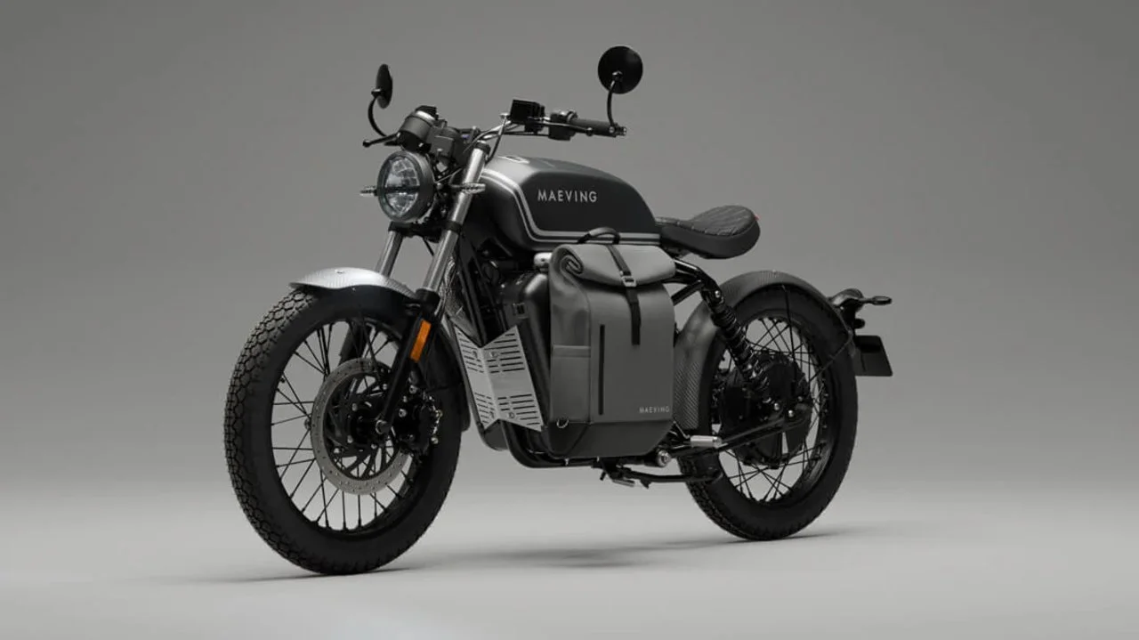 Maeving Blackout, una motocicleta eléctrica premium de estilo retro.