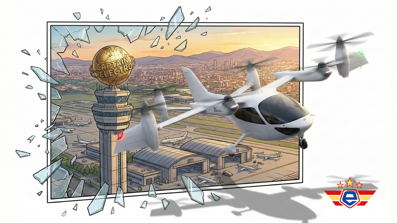 capitanelectro.com | E20 eVTOL: El Taxi Aéreo Eléctrico Híbrido de China que Carga Más Rápido que tu Teléfono.