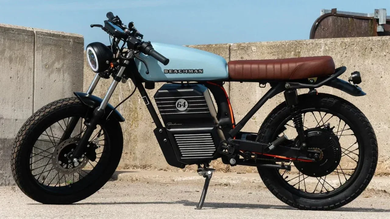 E-Bike Beachman '64: Estilo Cafe Racer Retro.