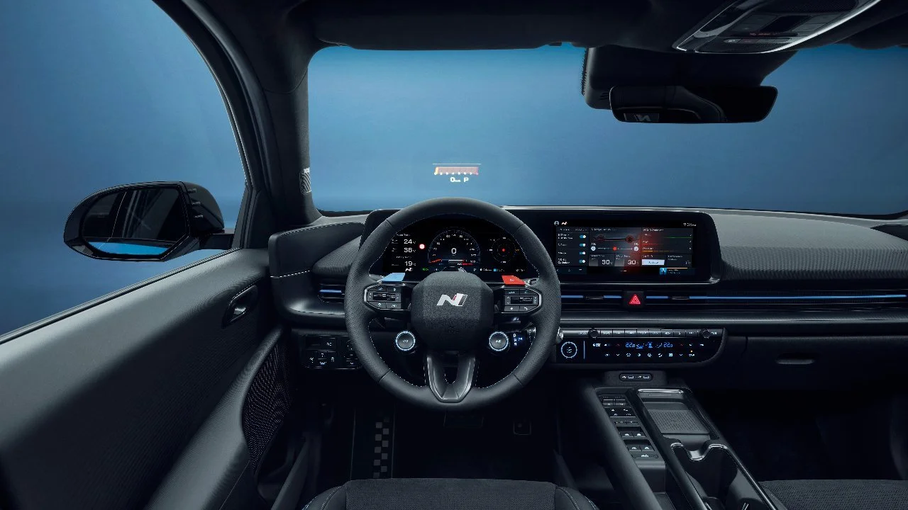 Interior of Hyundai Motor IONIQ 6N.