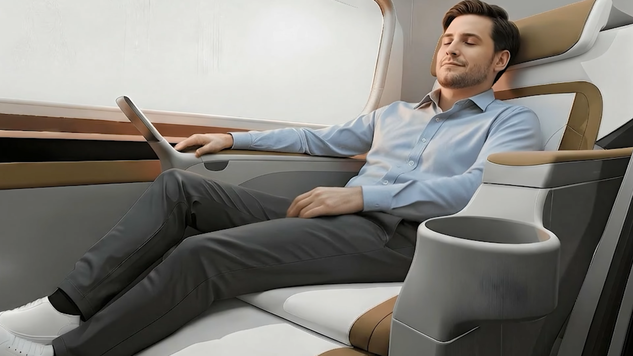 capitanelectro.com | Concepto de Taxi Autónomo Pliyt: Revelado el VE de 4 Cápsulas para Introvertidos.