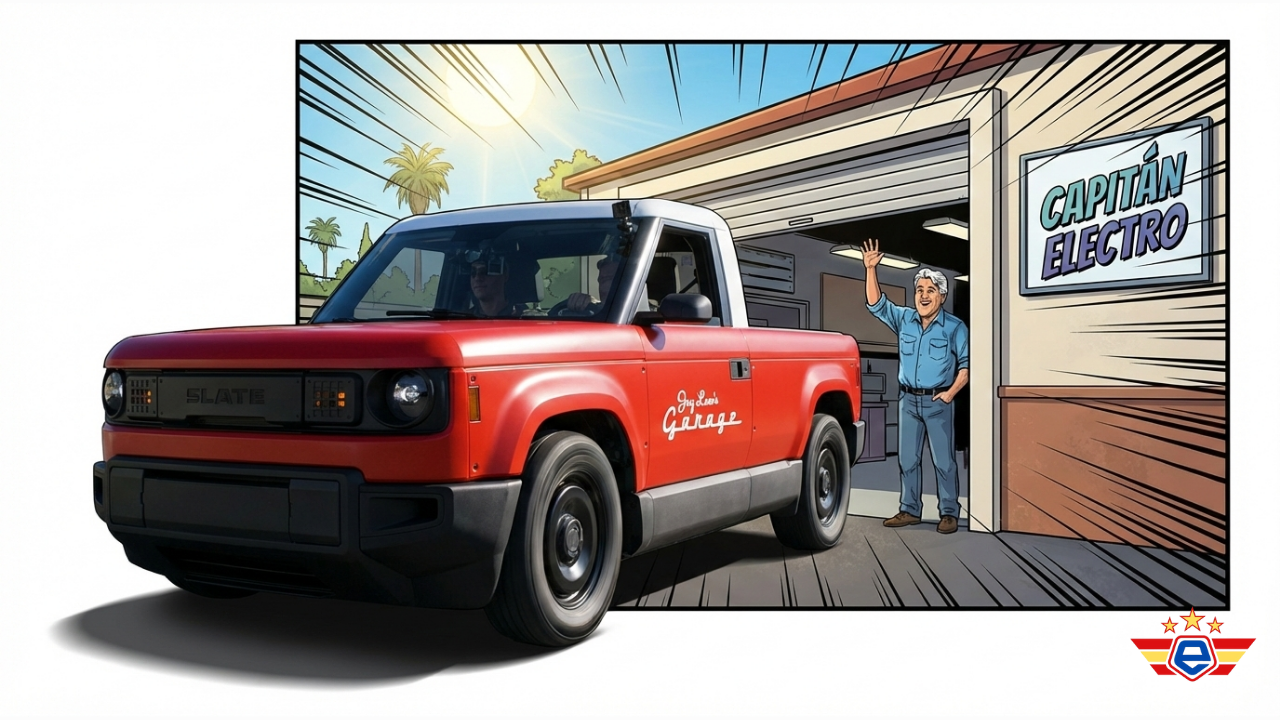capitanelectro.com | Jay Leno reseña el Slate EV: La camioneta eléctrica DIY de $25k.