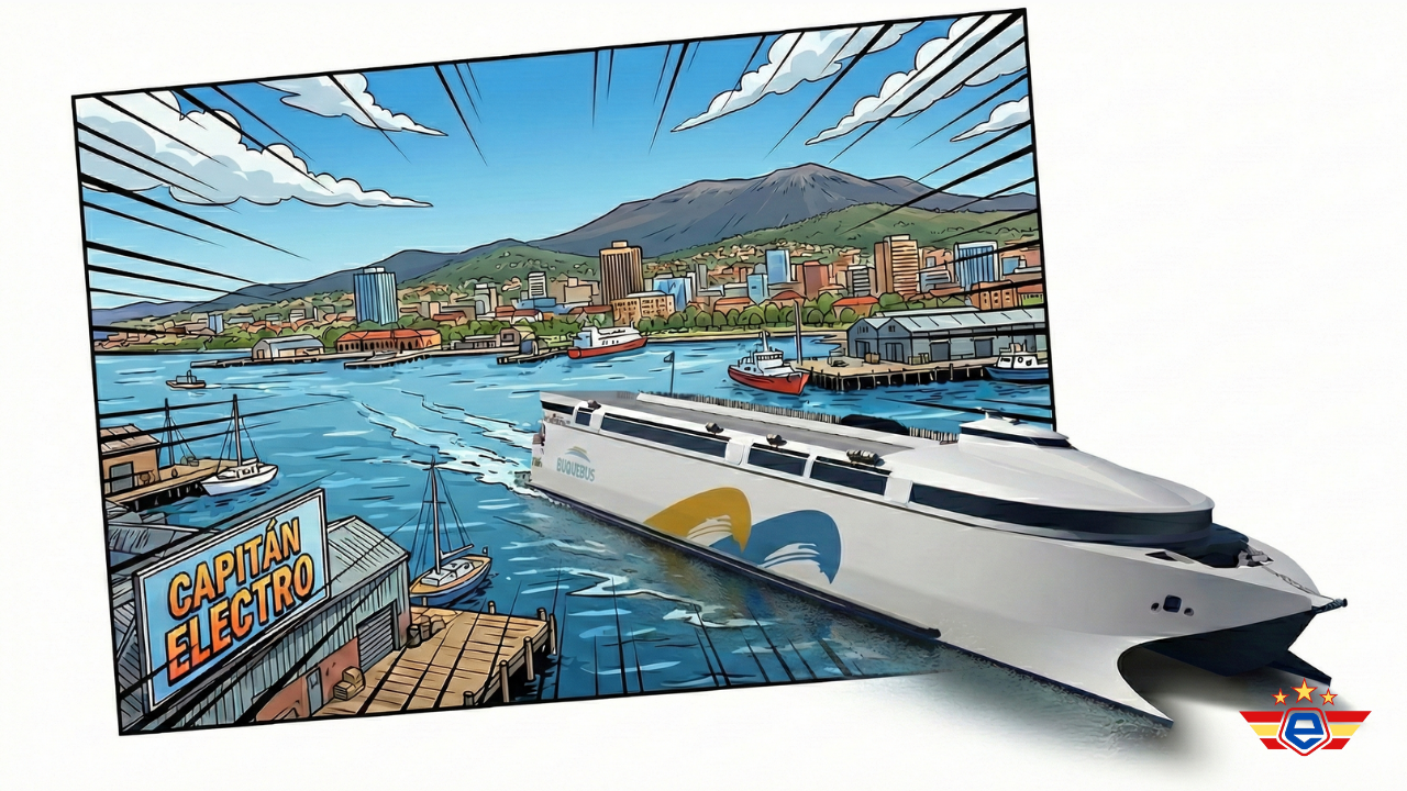 capitanelectro.com | El Barco Eléctrico Más Grande del Mundo Hull 096 Comienza Pruebas de Puerto.