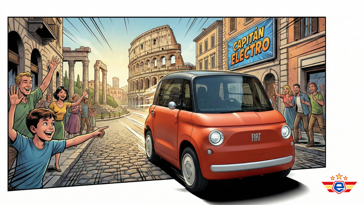 capitanelectro.com | Actualización Fiat Topolino EV 2026: Nuevo color Corallo y especificaciones técnicas.