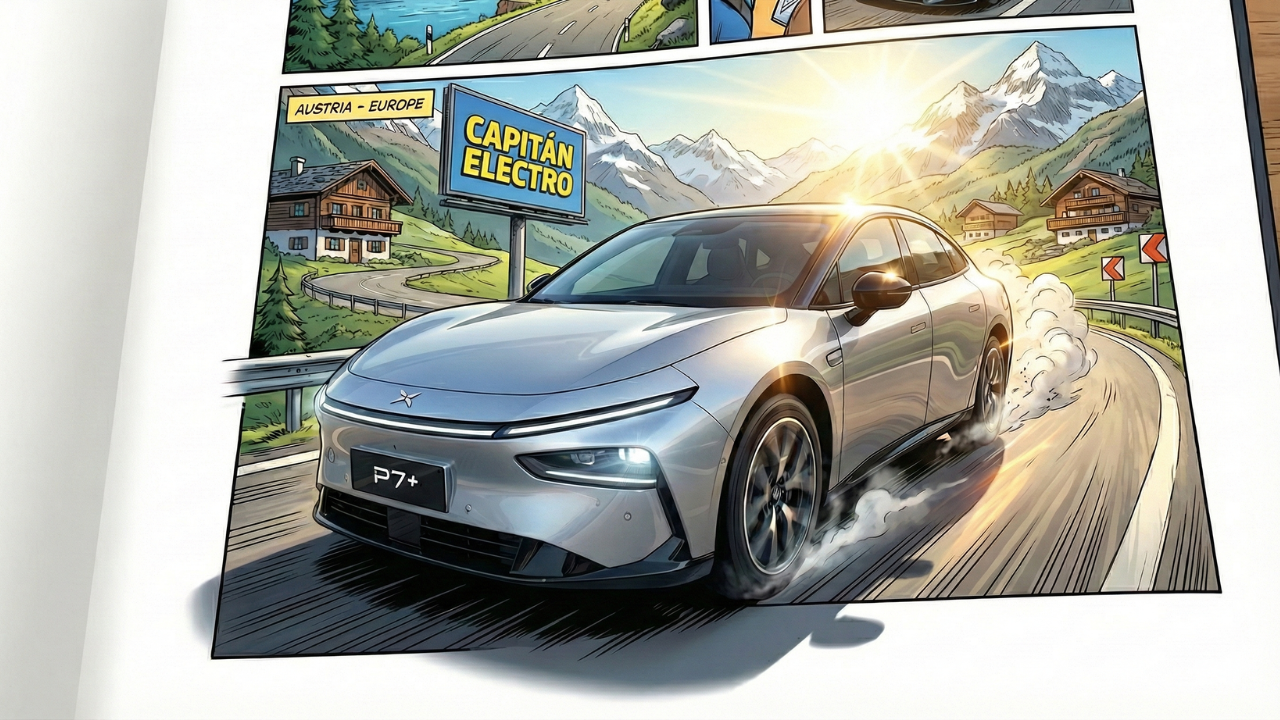 capitanelectro.com | XPeng lanza en Europa el P7+ fabricado en Austria y el G7 EREV de 1,000 millas.