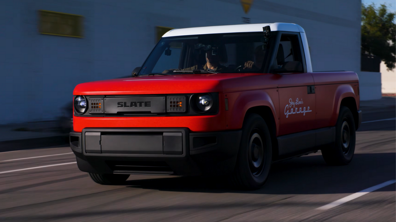 capitanelectro.com | Jay Leno reseña el Slate EV: La camioneta eléctrica DIY de $25k.