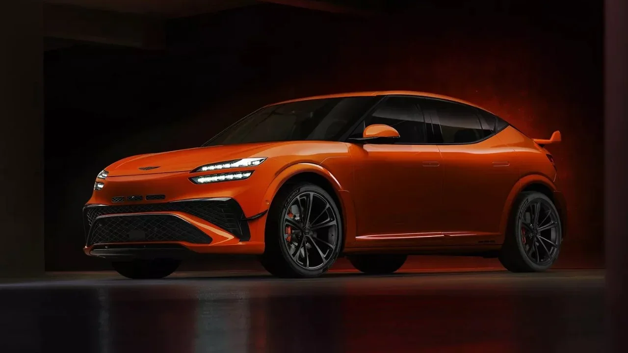 Genesis GV60 Magma: El Crossover EV Naranja de 641 HP Que Derrapa.