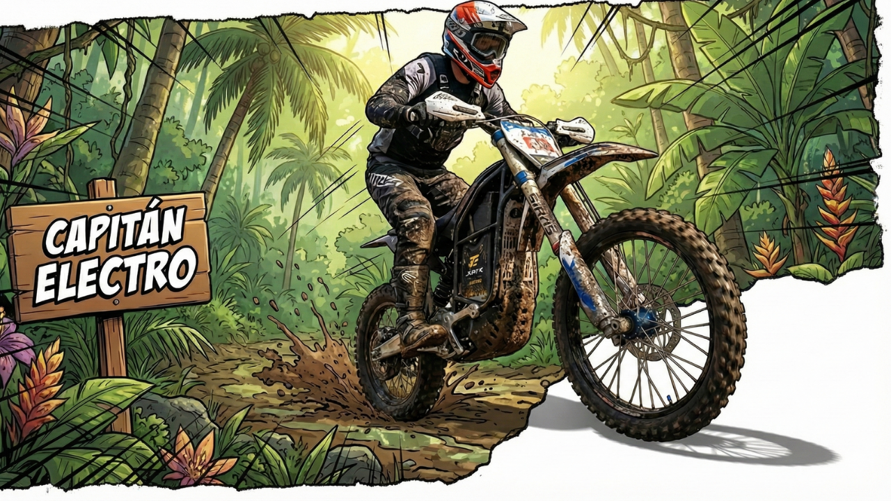 capitanelectro.com | Reseña de la Enduro Eléctrica Jarv-E: La Moto de Cross de 67hp de Graham Jarvis.