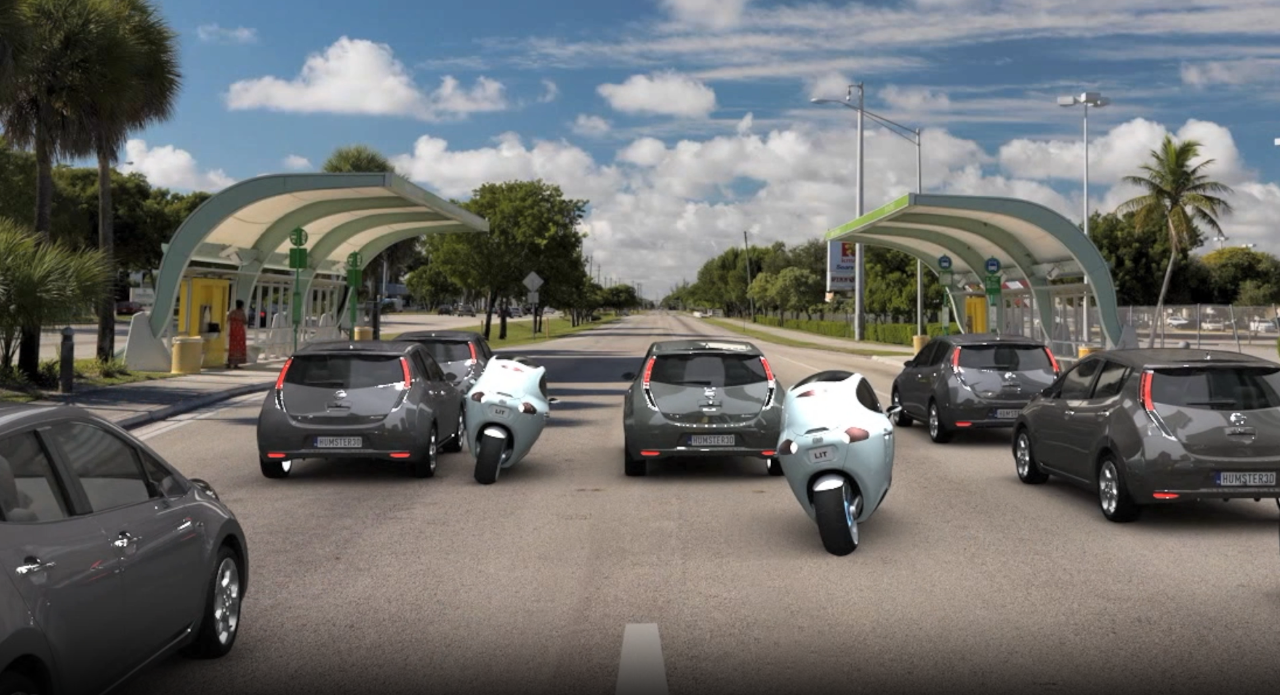 El Lit Motors AEV, una e-moto autoequilibrada.
