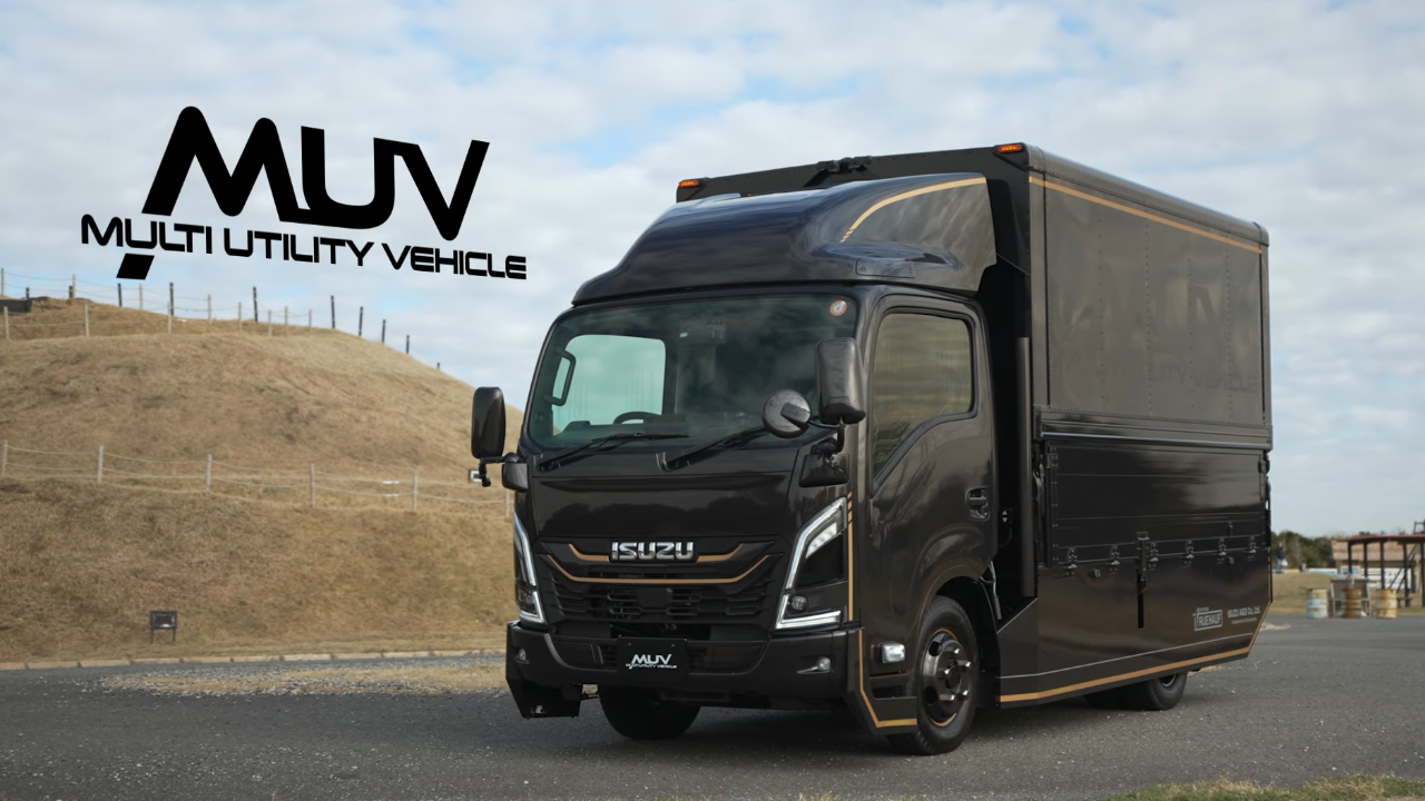 capitanelectro.com | Isuzu Elf MUV Eléctrico: El Lujoso Camión de Caja que es una Sala de Estar.