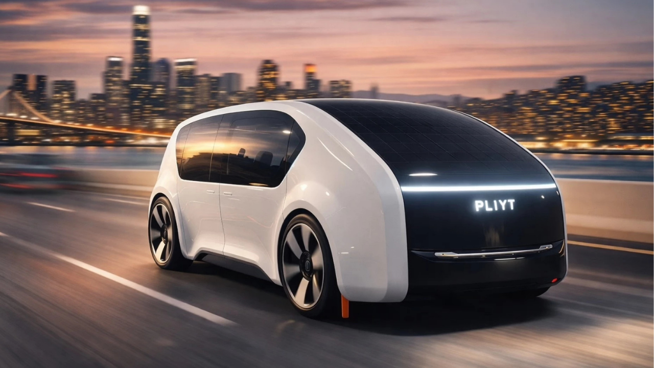 capitanelectro.com | Concepto de Taxi Autónomo Pliyt: Revelado el VE de 4 Cápsulas para Introvertidos.