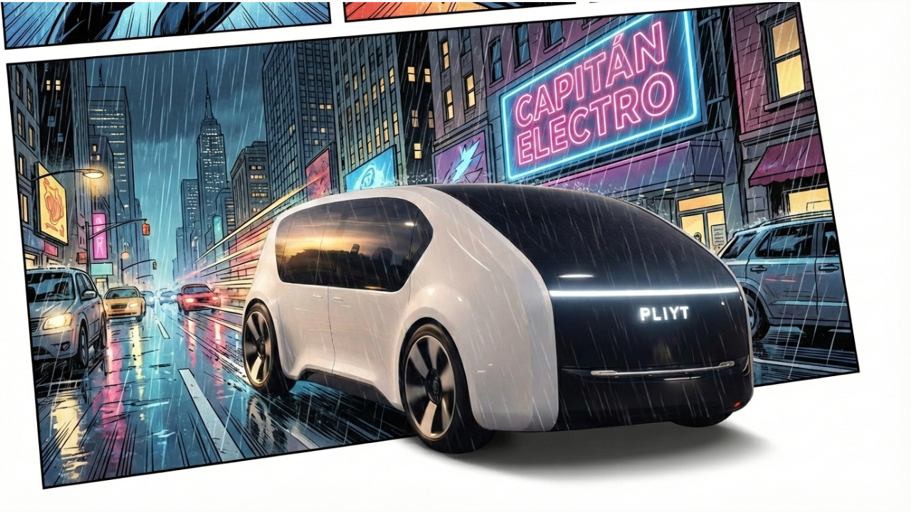 capitanelectro.com | Concepto de Taxi Autónomo Pliyt: Revelado el VE de 4 Cápsulas para Introvertidos.