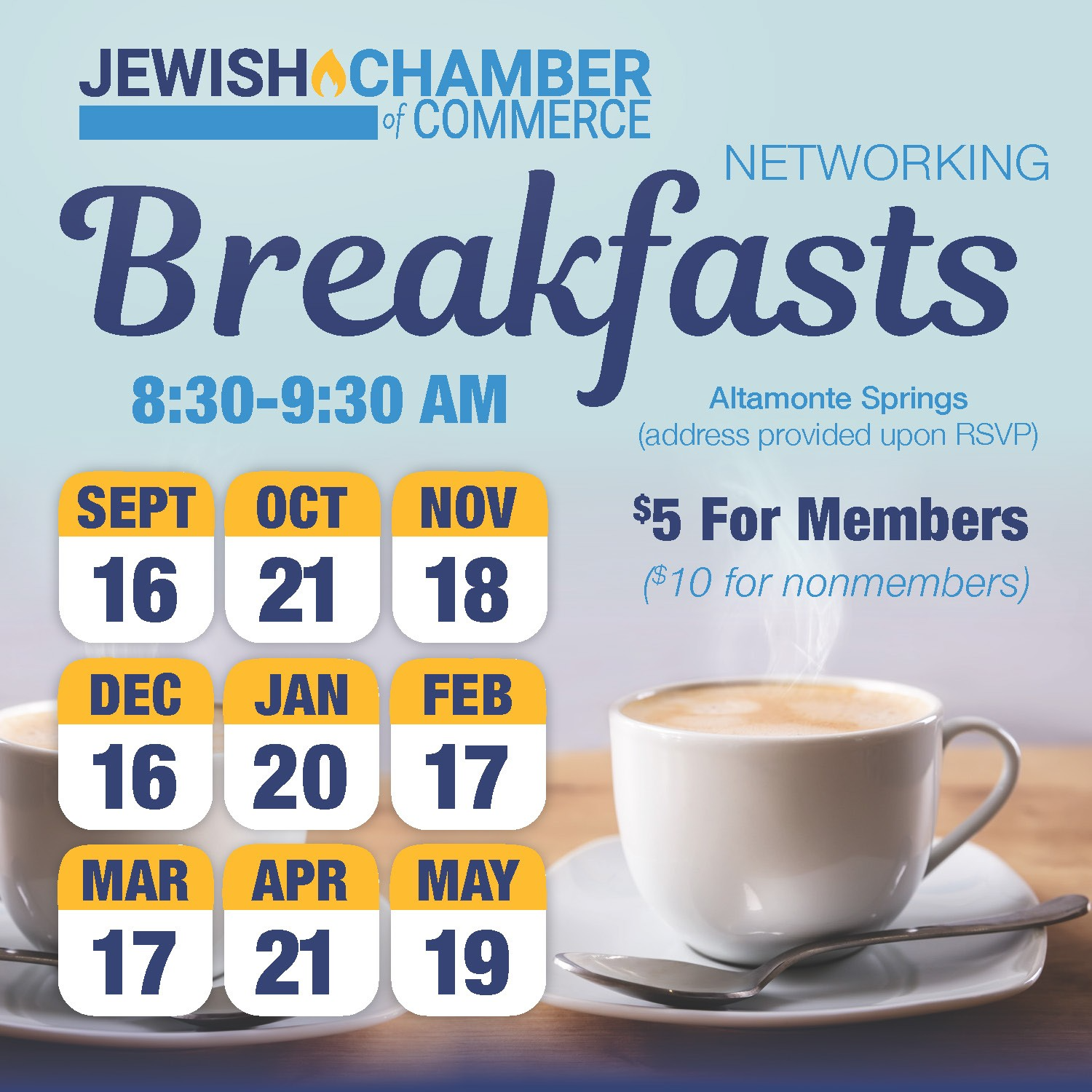 Jewish Chamber of Commerce Networking Breakfasts