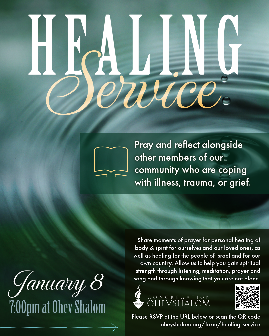 Healing Service at Ohev Shalom