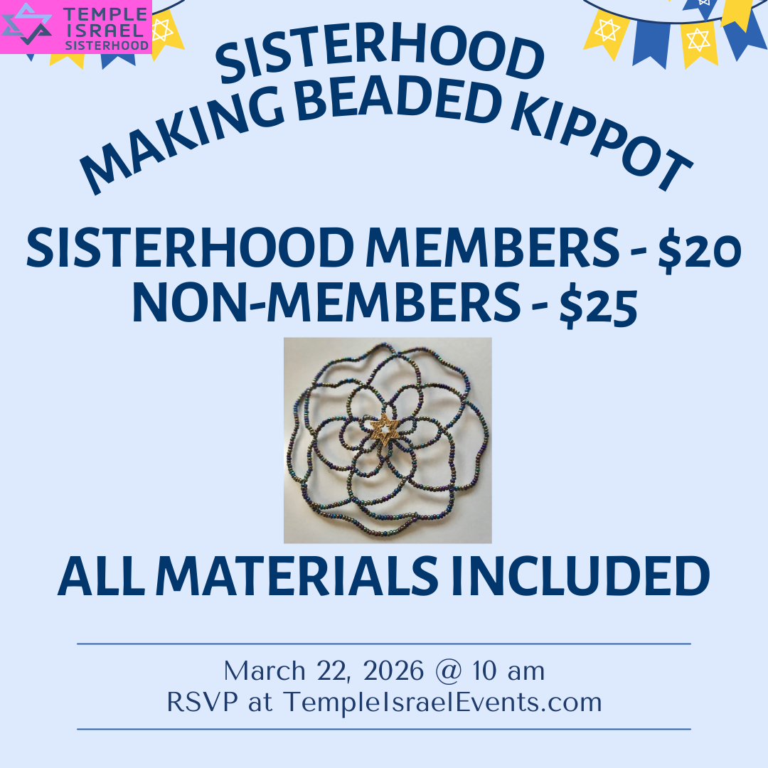 Temple Israel - Making Beaded Kippot