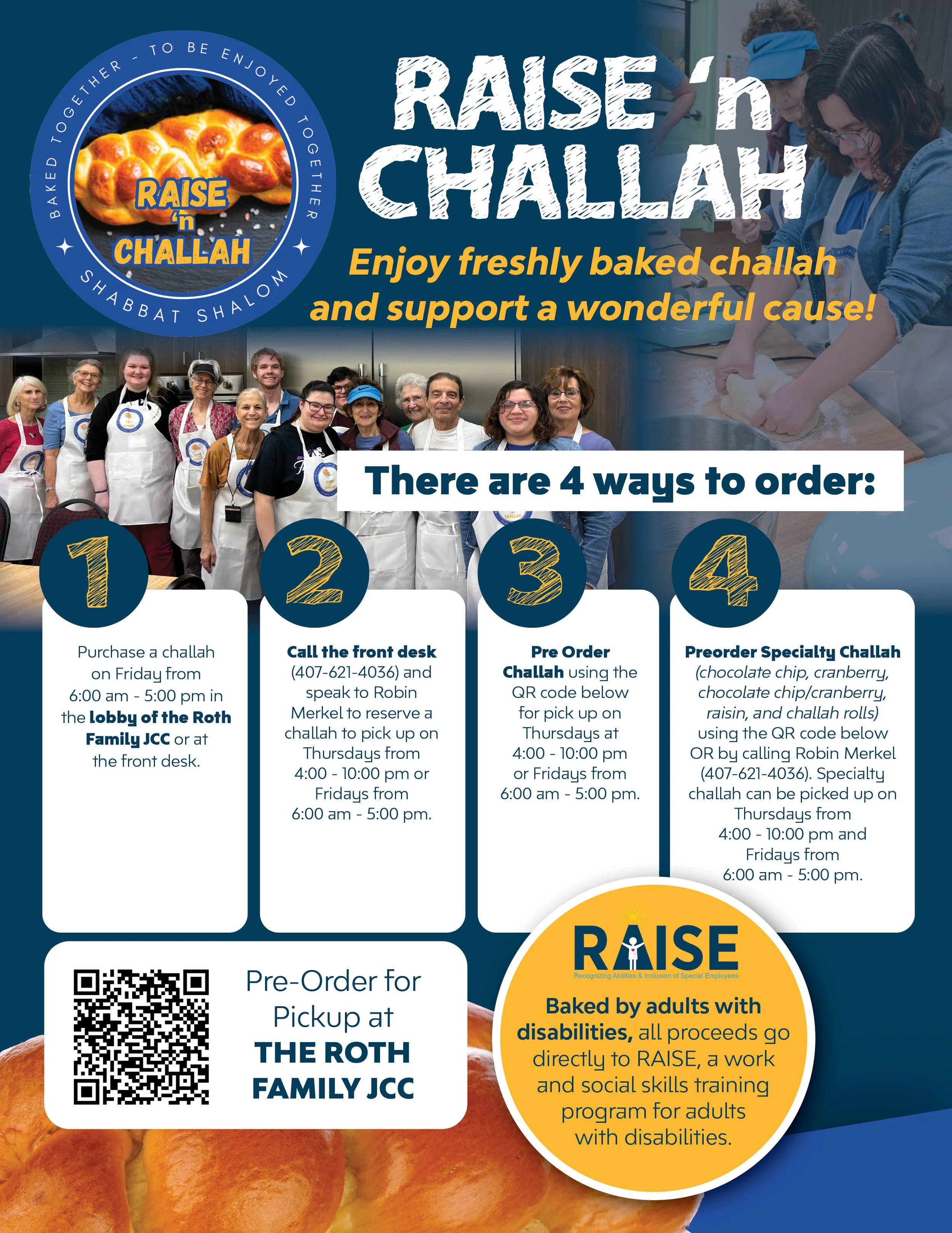 RAISE 'n Challah - Challah Sales