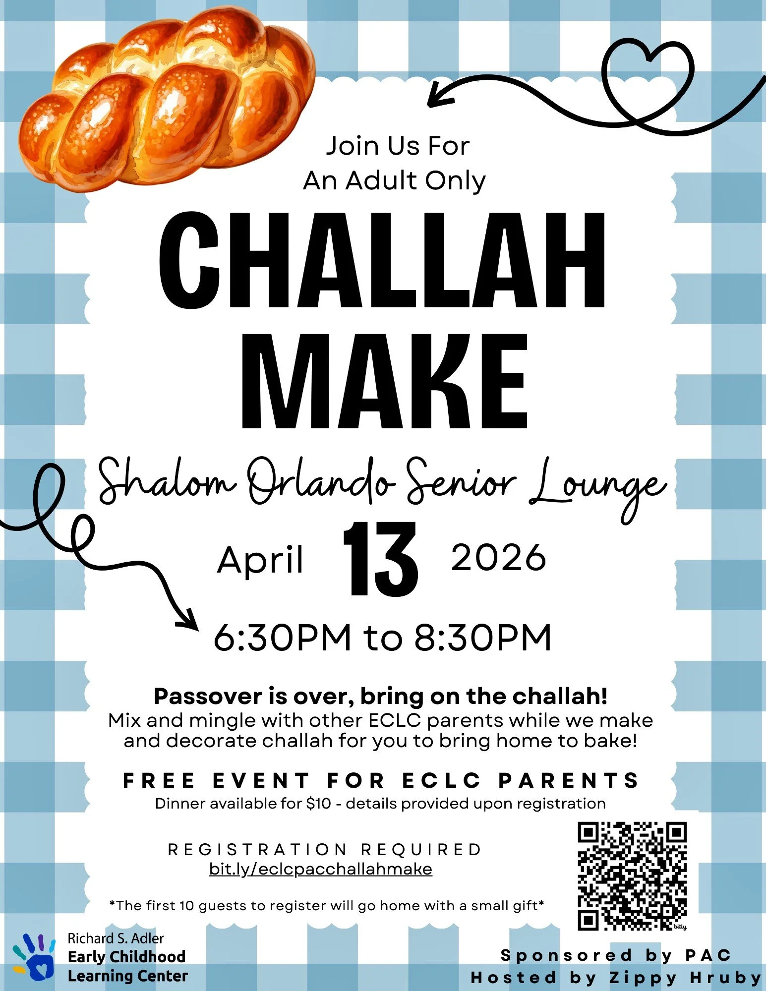 Richard S. Adler ECLC Adult's Only Challah Make