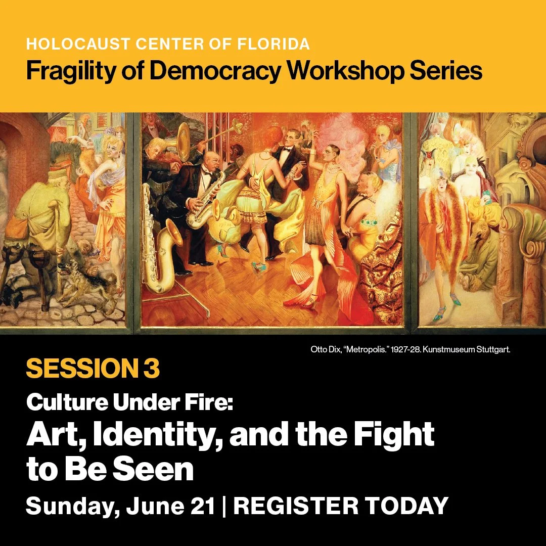 Fragility of Democracy Workshop, Session 3: Culture Under Fire: Art, Identity, and the Fight to Be Seen