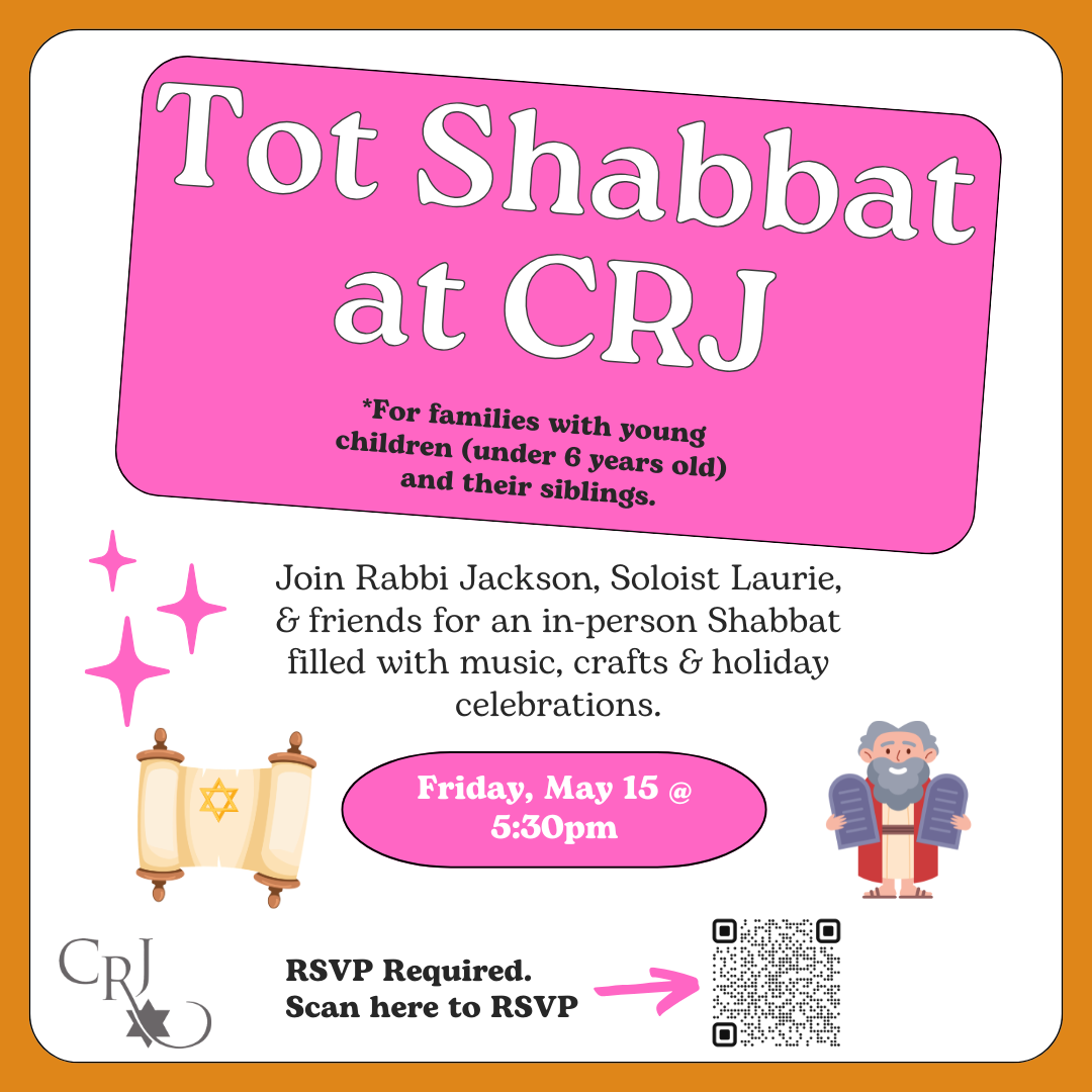 Tot Shabbat - Congregation of Reform Judaism