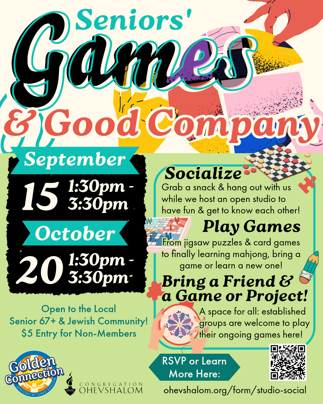 Golden Connection an afternoon of Games and Socialization