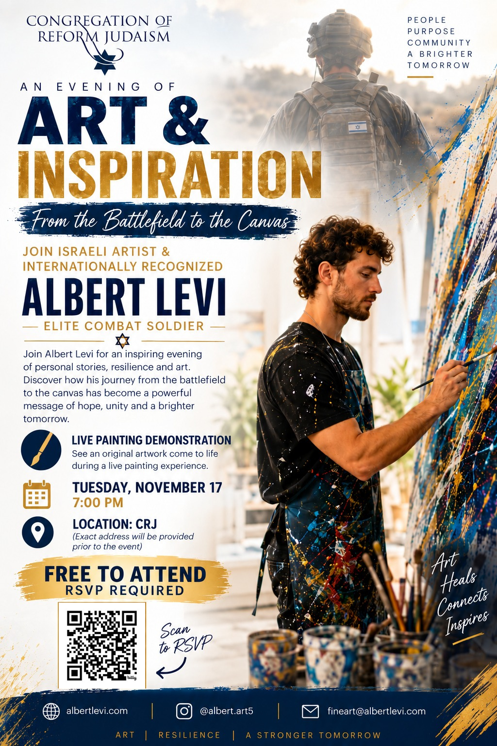 An Evening of Art & Inspiration: From the Battlefield to the Canvas