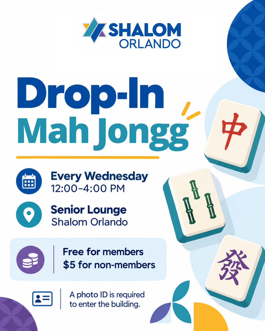 Drop-In Mah Jongg