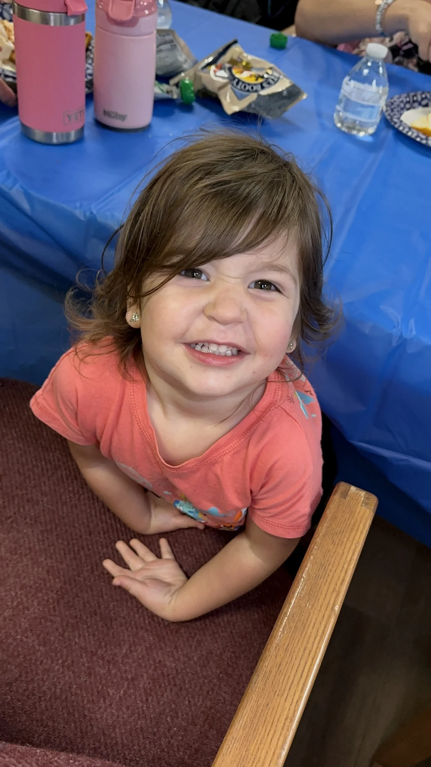 Happy toddler at ECLC